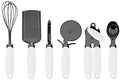 Country Kitchen 6 Pc Stainless Steel Gadget Set