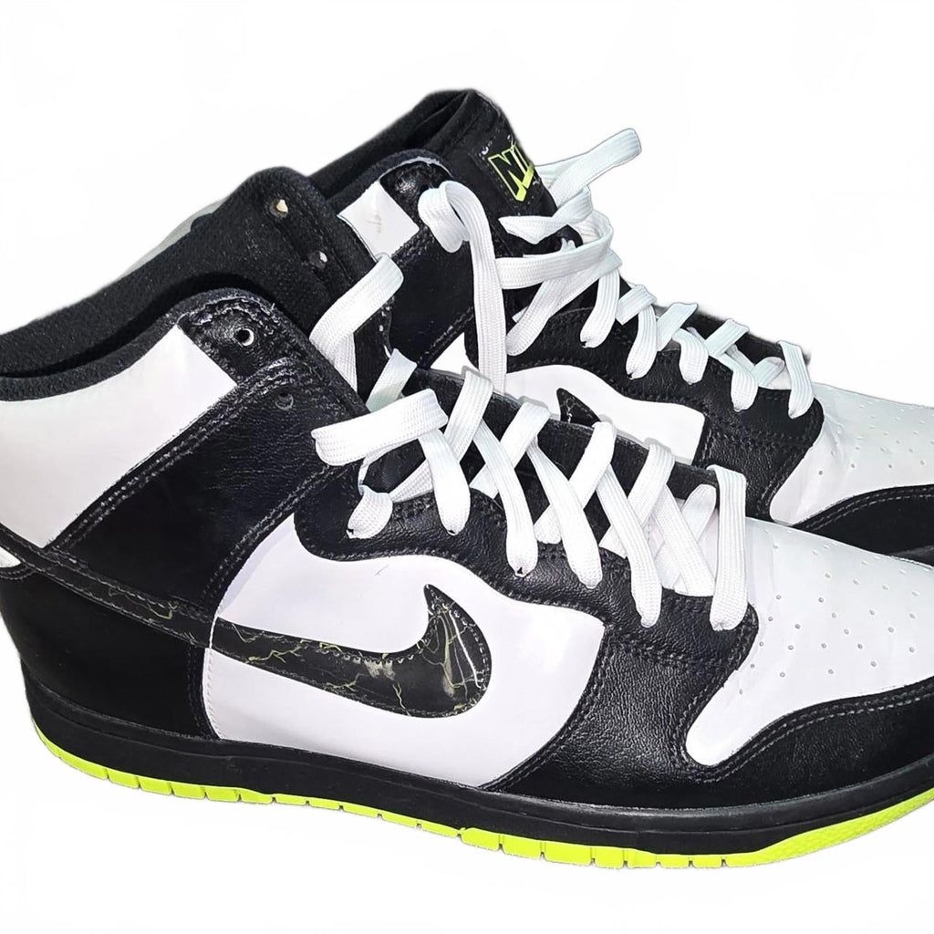 Nike Dunk High Black White Volt mens Size 11.5