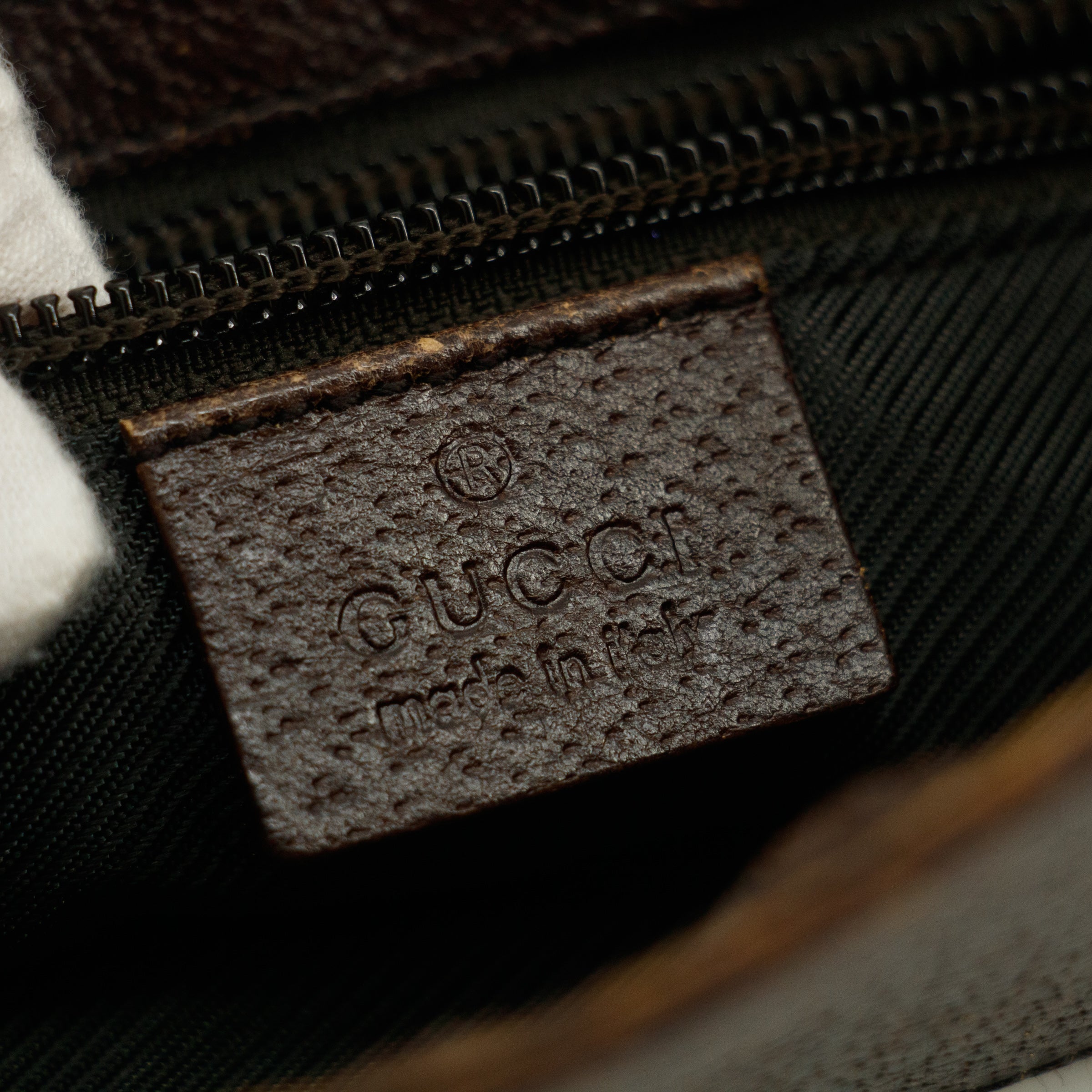 Gucci GG Canvas Flat Beige x Brown Messenger Bag #3553