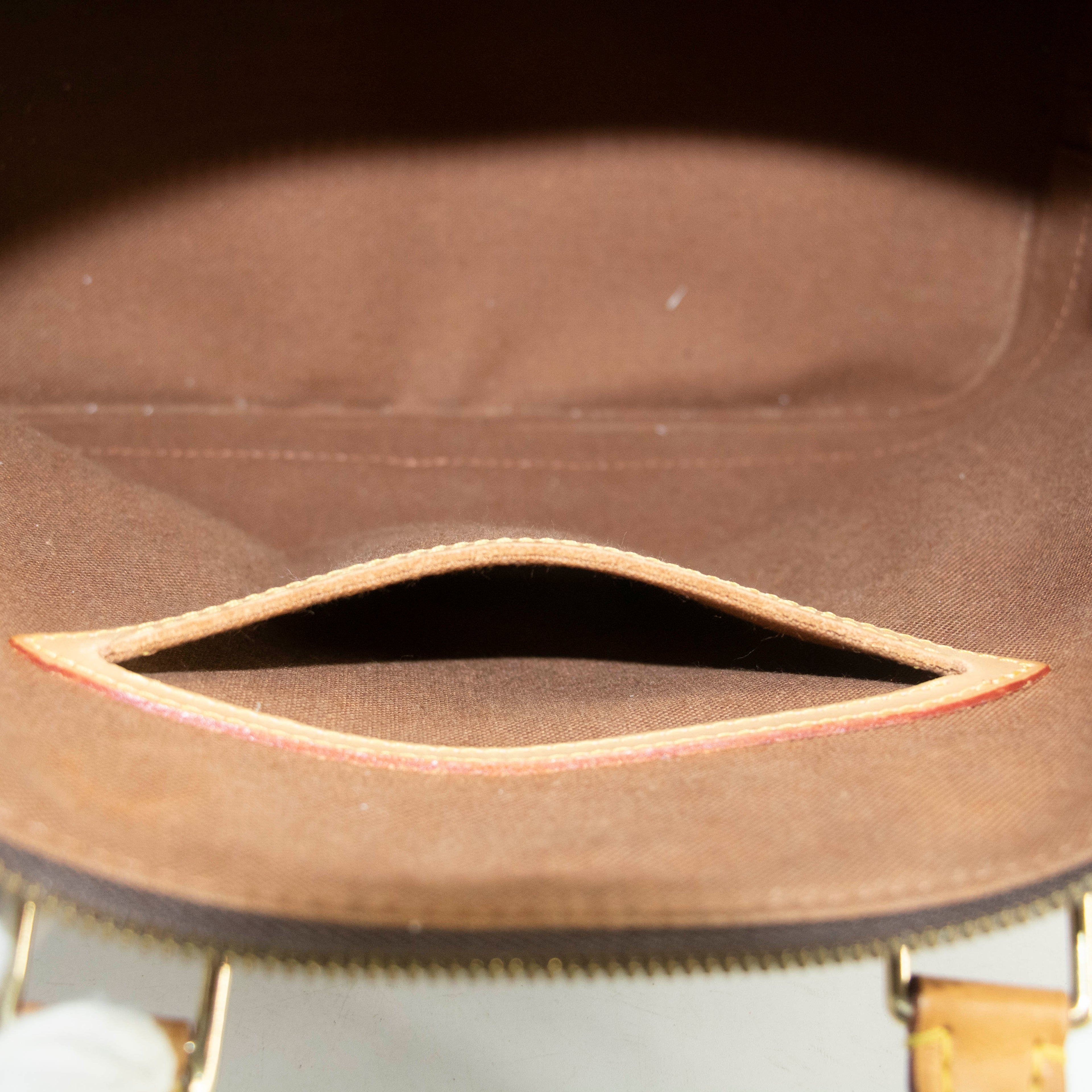 Louis Vuitton Monogram Canvas Brown Alma PM Tote Bag #3987