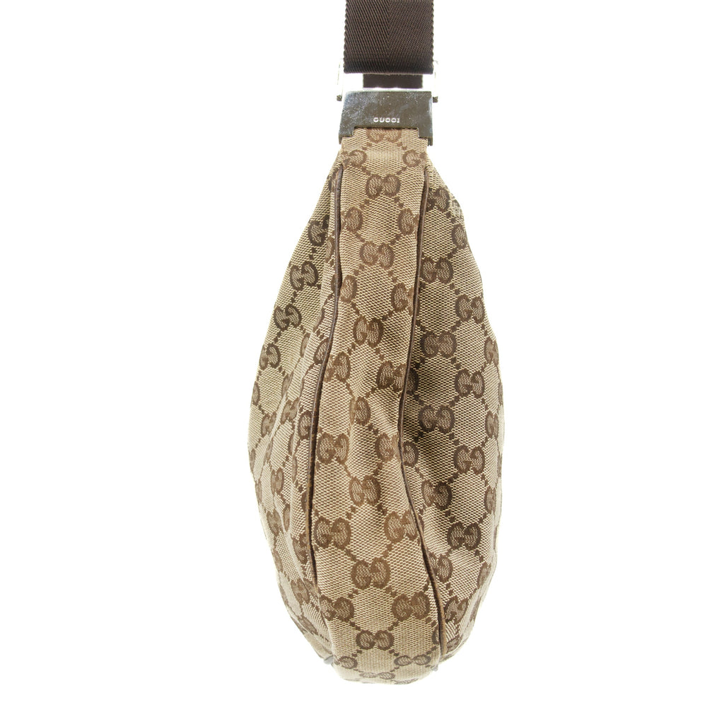 Gucci Beige GG Canvas x Leather Shoulder Bag #4630