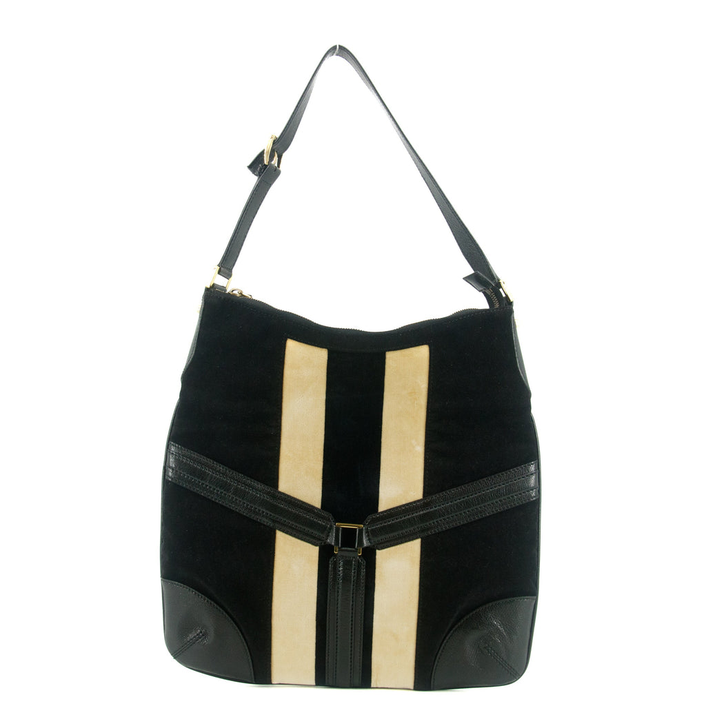 Gucci Cloth GG One Shoulder Bag Black  #6137