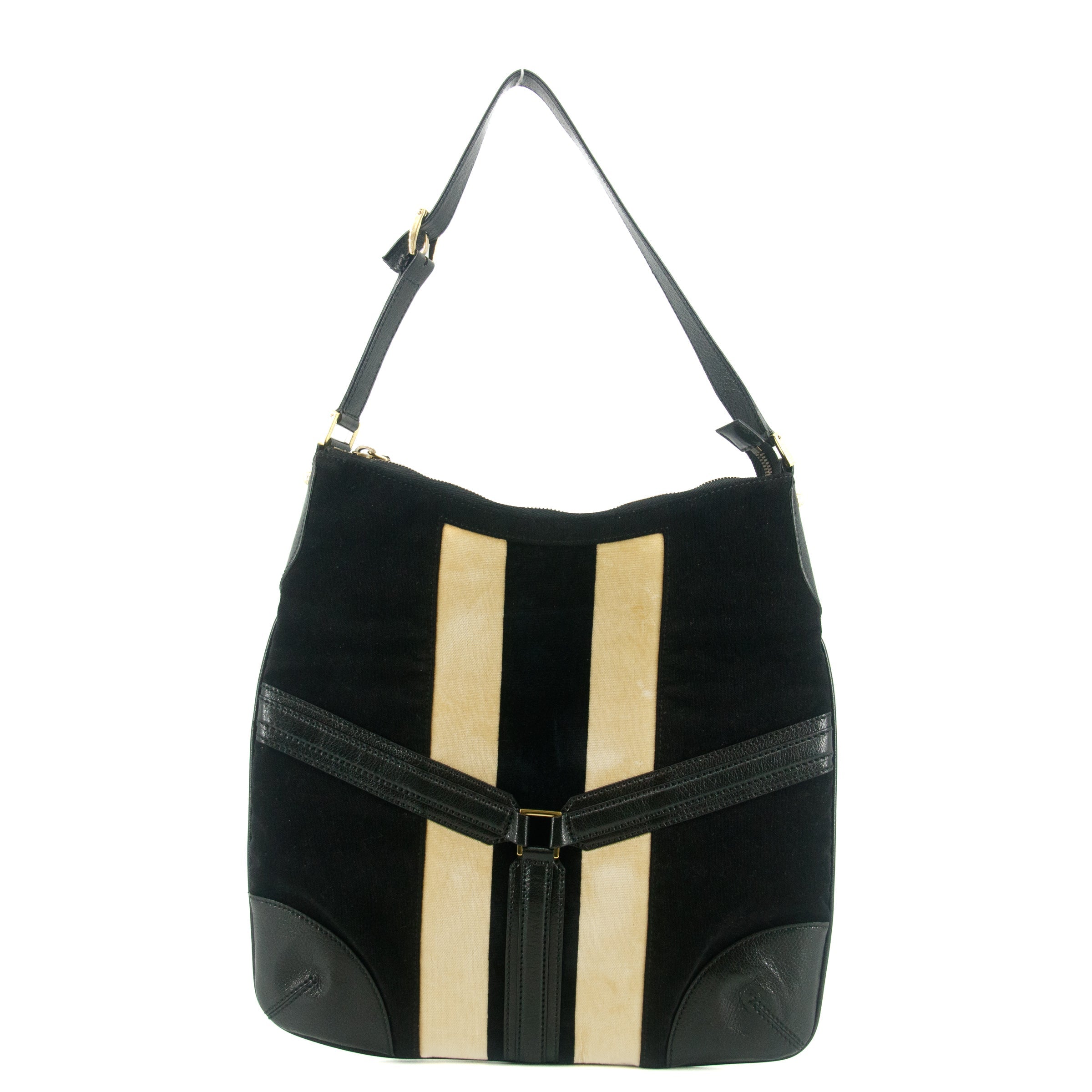 Gucci Cloth GG One Shoulder Bag Black  #6137