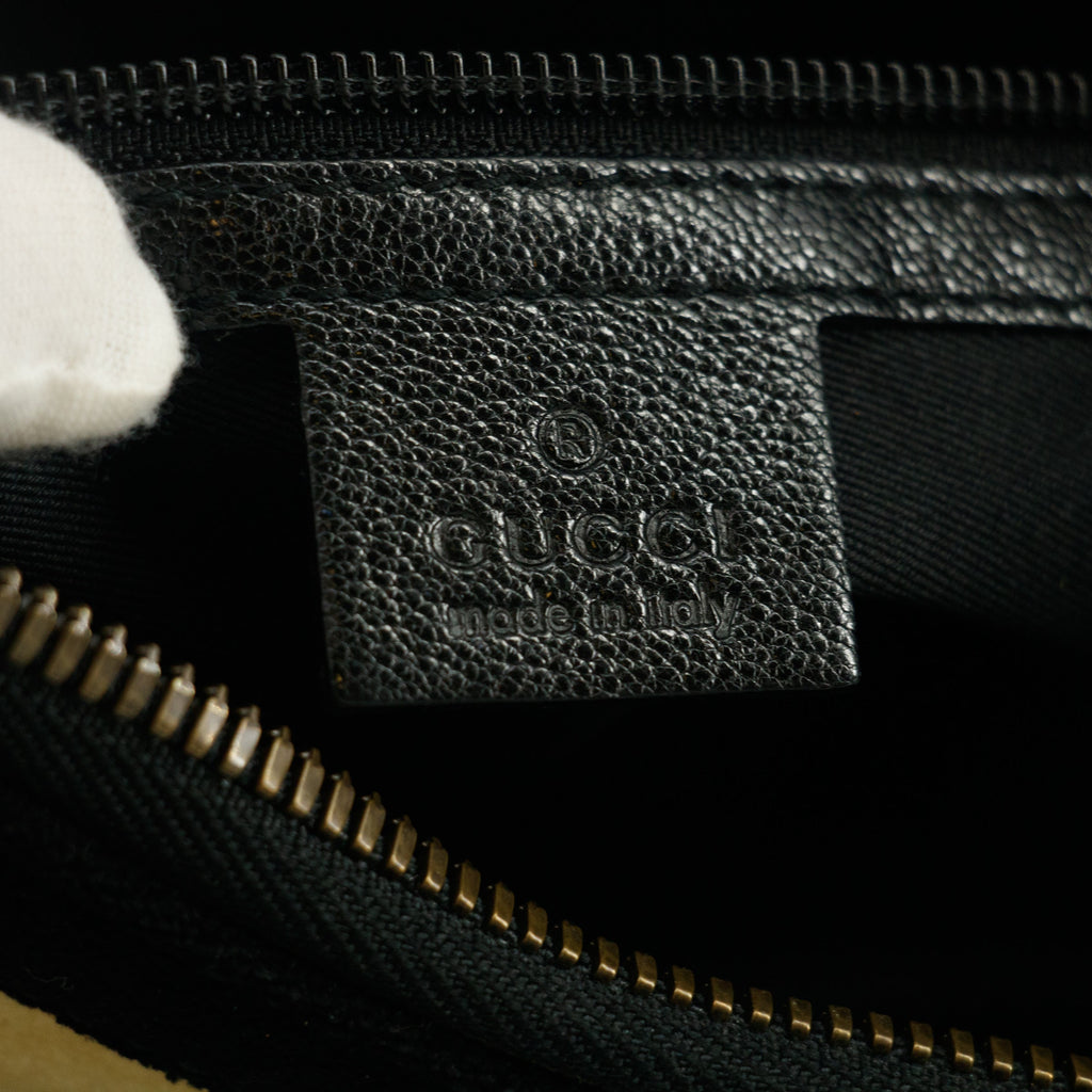 Gucci Cloth GG One Shoulder Bag Black  #6137