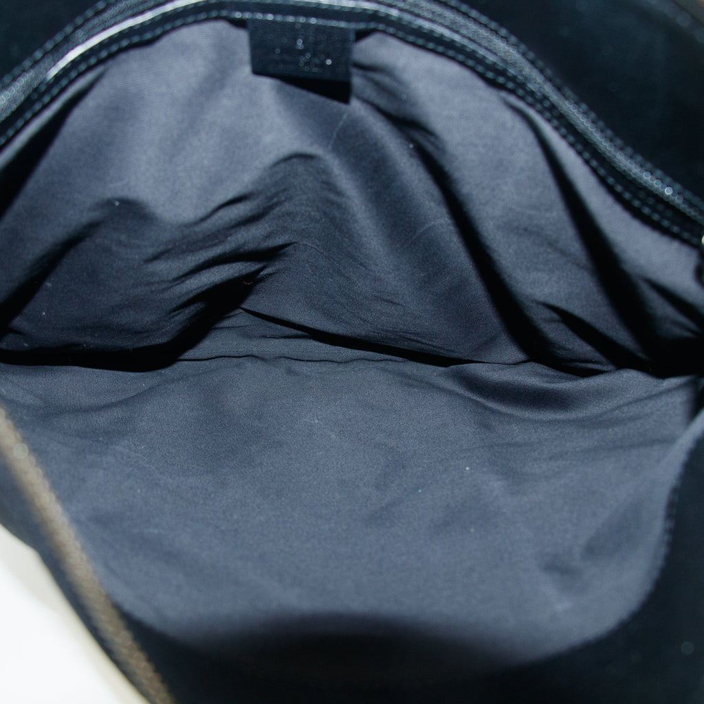 Gucci Cloth GG One Shoulder Bag Black  #6137