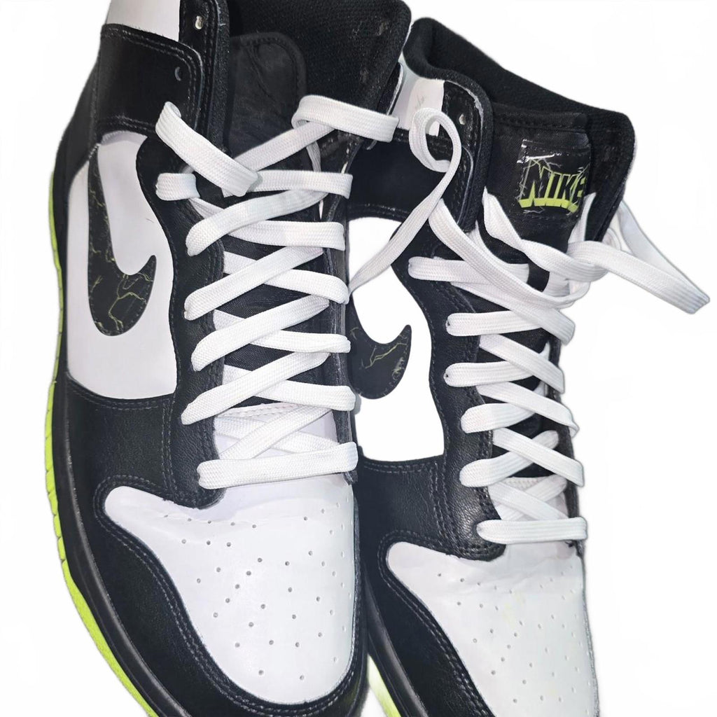Nike Dunk High Black White Volt mens Size 11.5