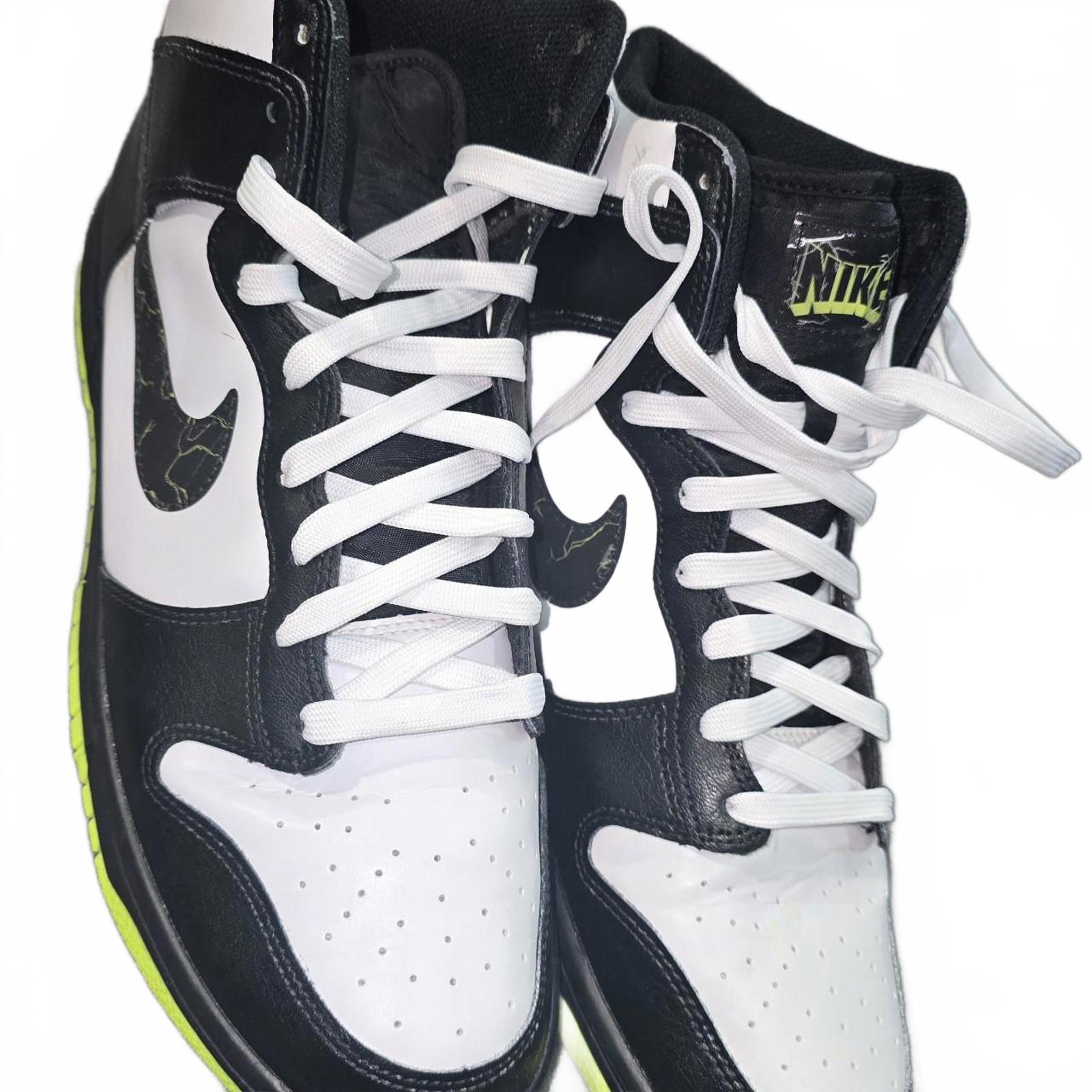 Nike Dunk High Black White Volt mens Size 11.5