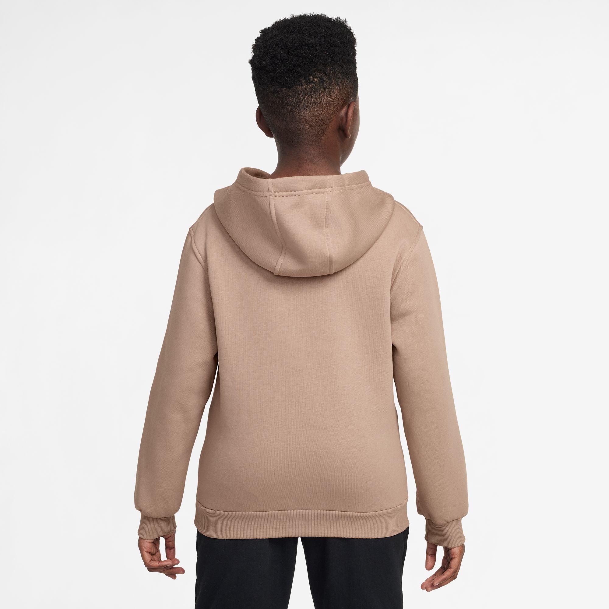 Nike Big Kids Sportswear Club Fleece Hoodie - Hemp