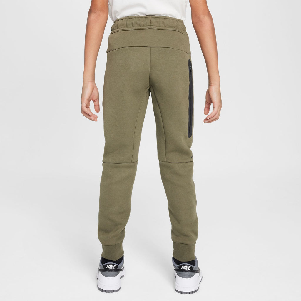 Nike Big Kids Tech Fleece Joggers - Medium Olive
