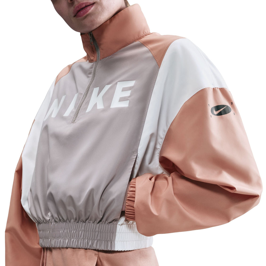 Nike Womens Sportswear Lightweight Zip Jacket - Rose Gold
