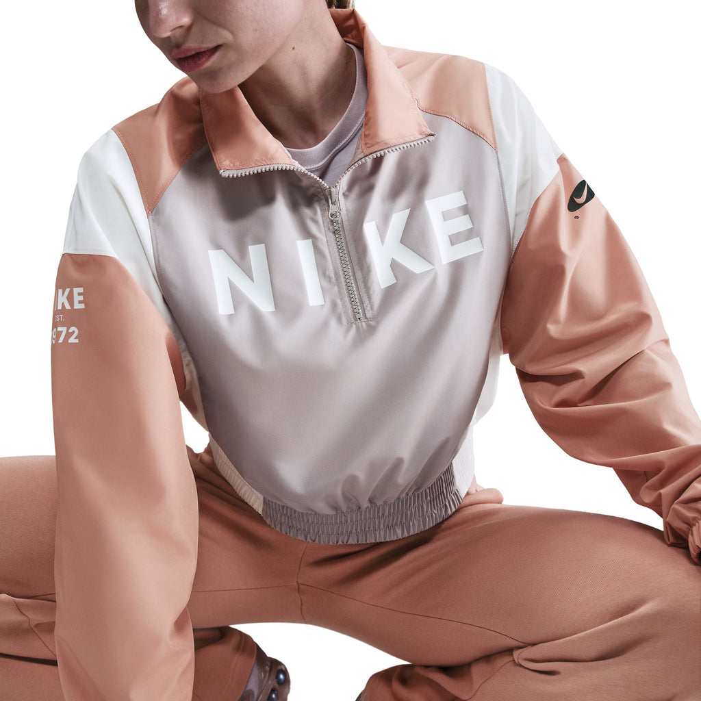 Nike Womens Sportswear Lightweight Zip Jacket - Rose Gold
