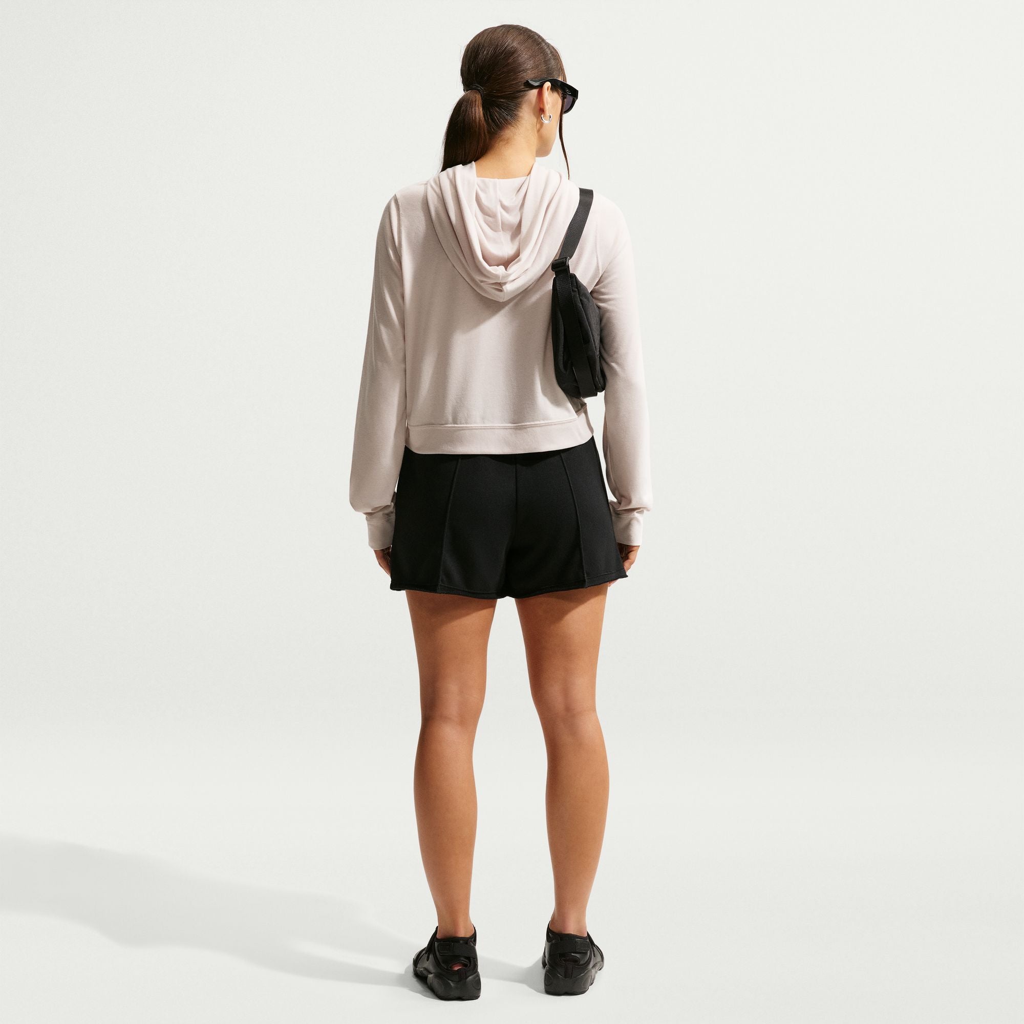Nike Womens Sportswear Chill Knit Lightweight Hoodie - Light Orewood Brown