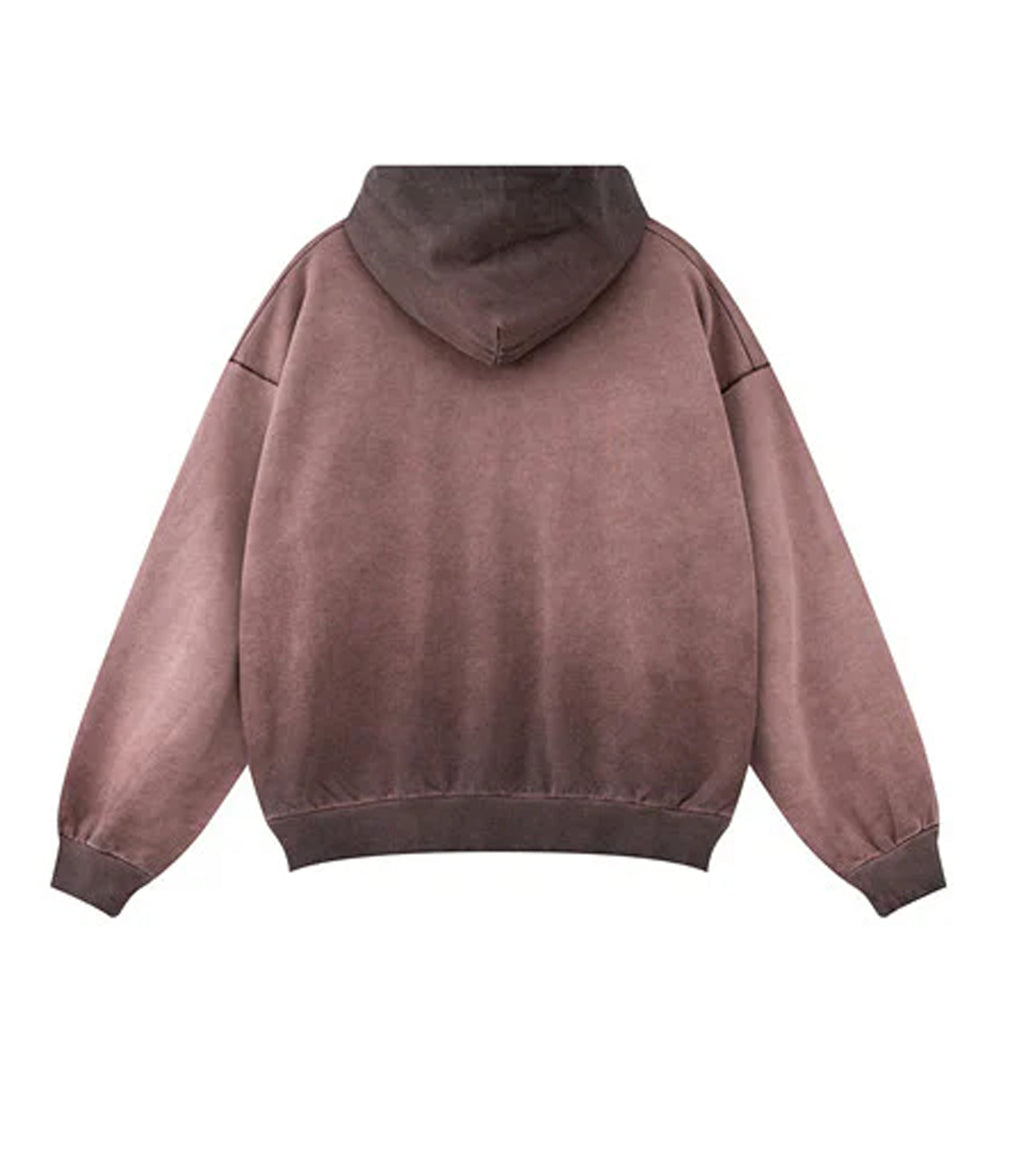 BROWN SUNFADE HOODIE