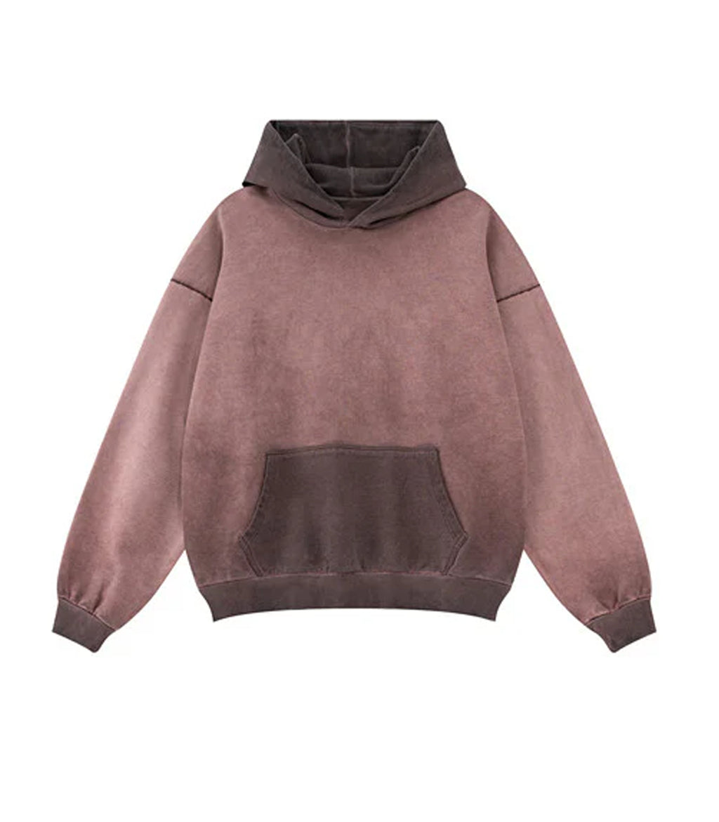 BROWN SUNFADE HOODIE