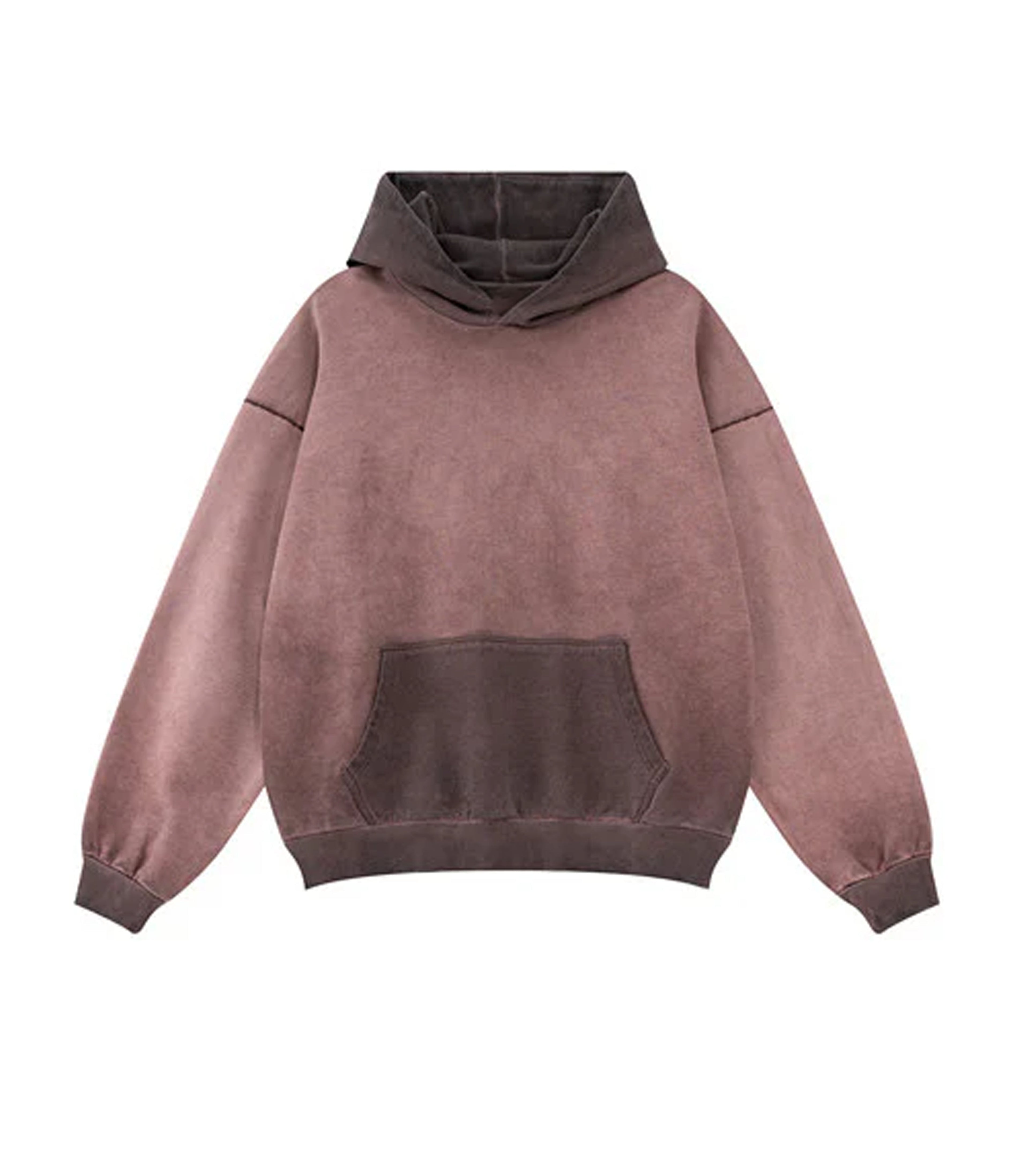 BROWN SUNFADE HOODIE