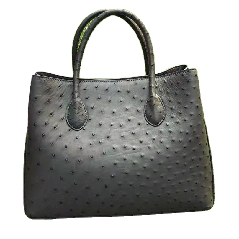 DON JOHN Ostrich Leather Bag Women's
