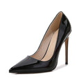 Patent Leather Pointed Stiletto High Heels Women's