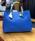 DON JOHN Ostrich Leather Bag Women's