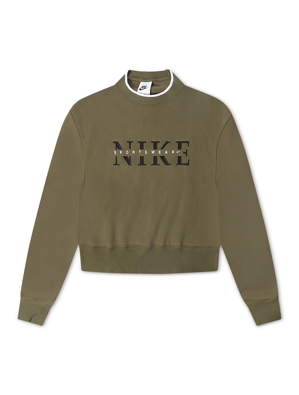 Nike Womens Phoenix Oversized Crewneck - Medium Olive