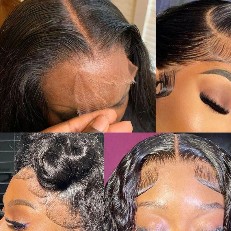 Straight & Body Wave HD Transparent Lace Frontal | 13x4 & 4x4 Lace Closure | Pre-Plucked Human Hair