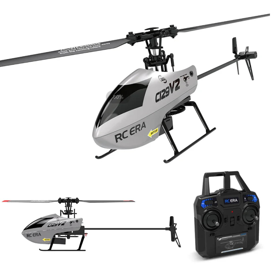 RC ERA C129V2 RTF RC Helicopter 2.4GHz 6-axis Gyroscope One Click 3D Flip Remote Control Aircraft Hobby Toys