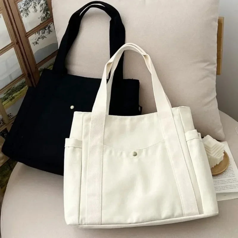 Eco-Friendly Canvas Tote Bag – Large, Stylish & Durable