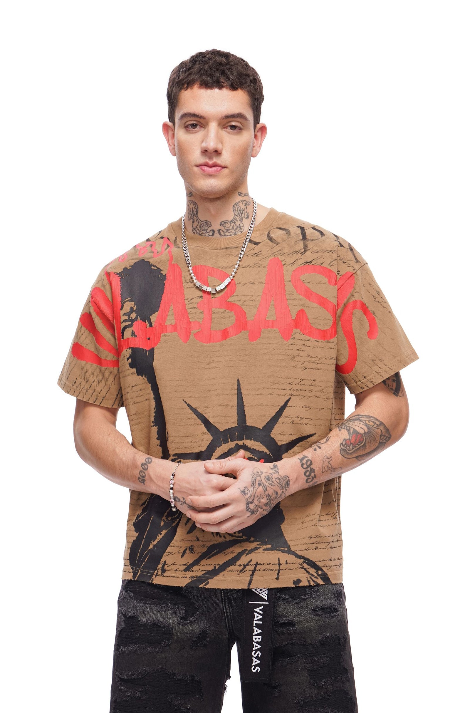 Valabasas Freedom Tee - Khaki