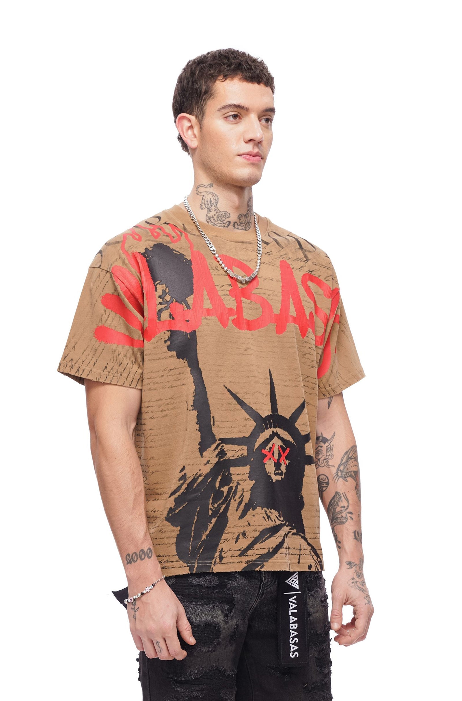 Valabasas Freedom Tee - Khaki
