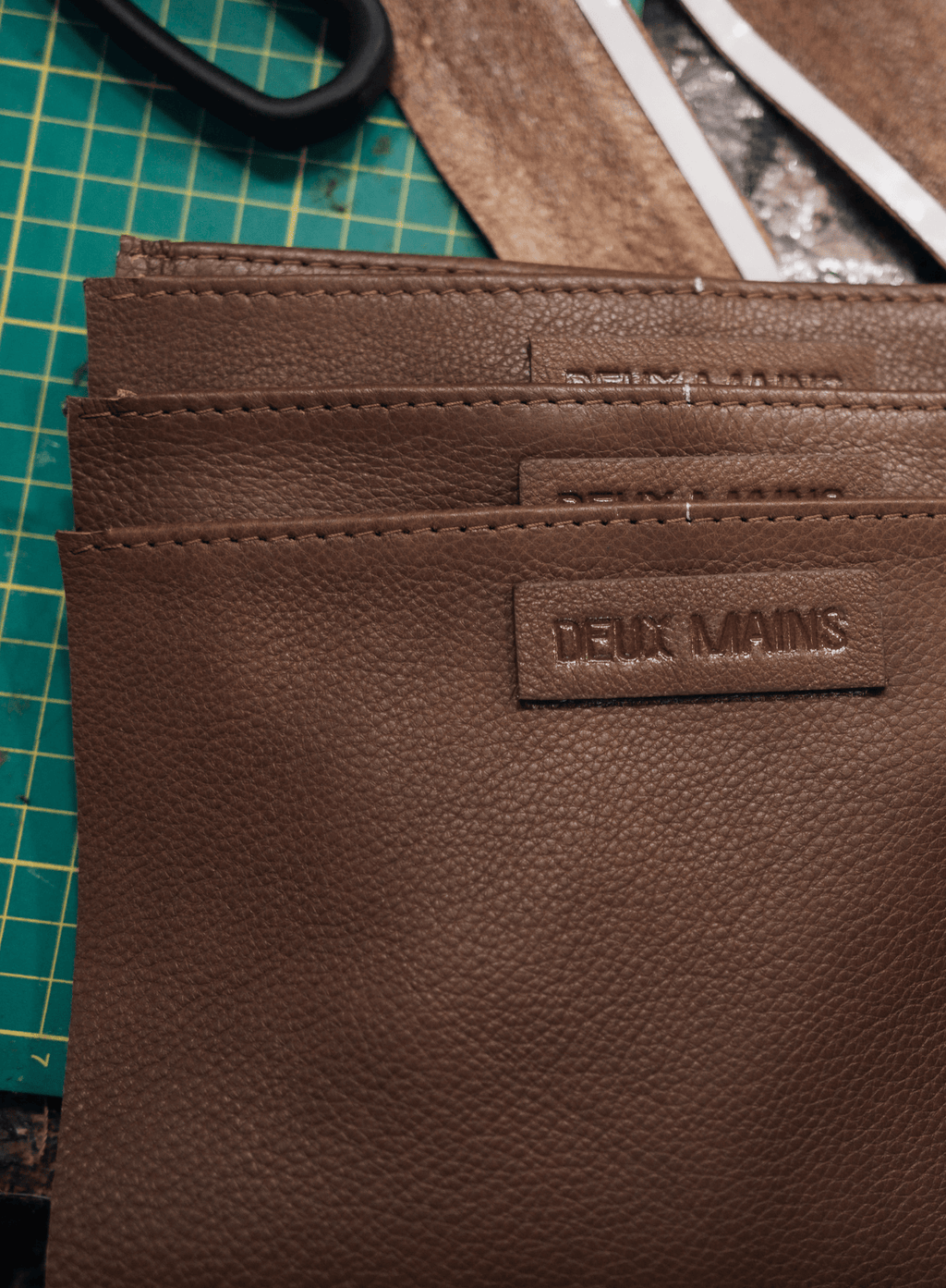 Middle Size Leather Tote