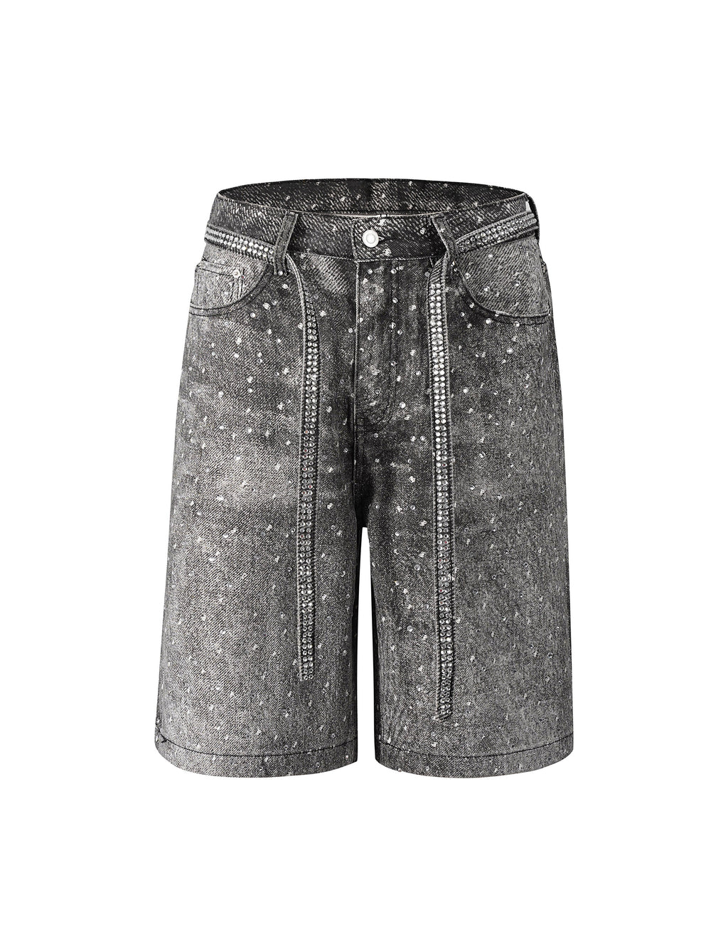 NOIR RHINESTONE SHORTS
