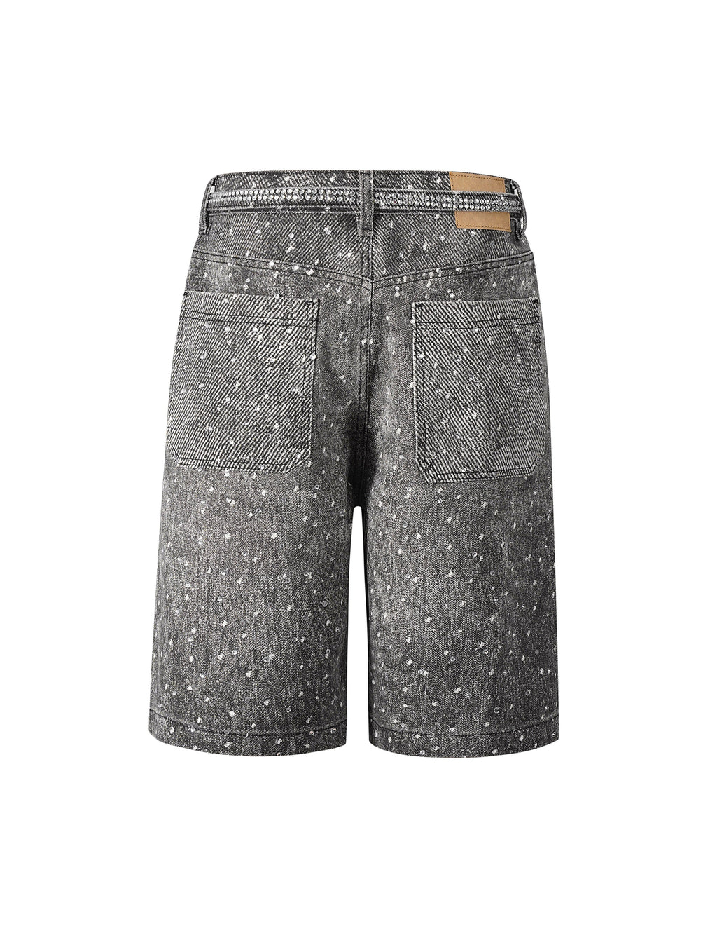 NOIR RHINESTONE SHORTS