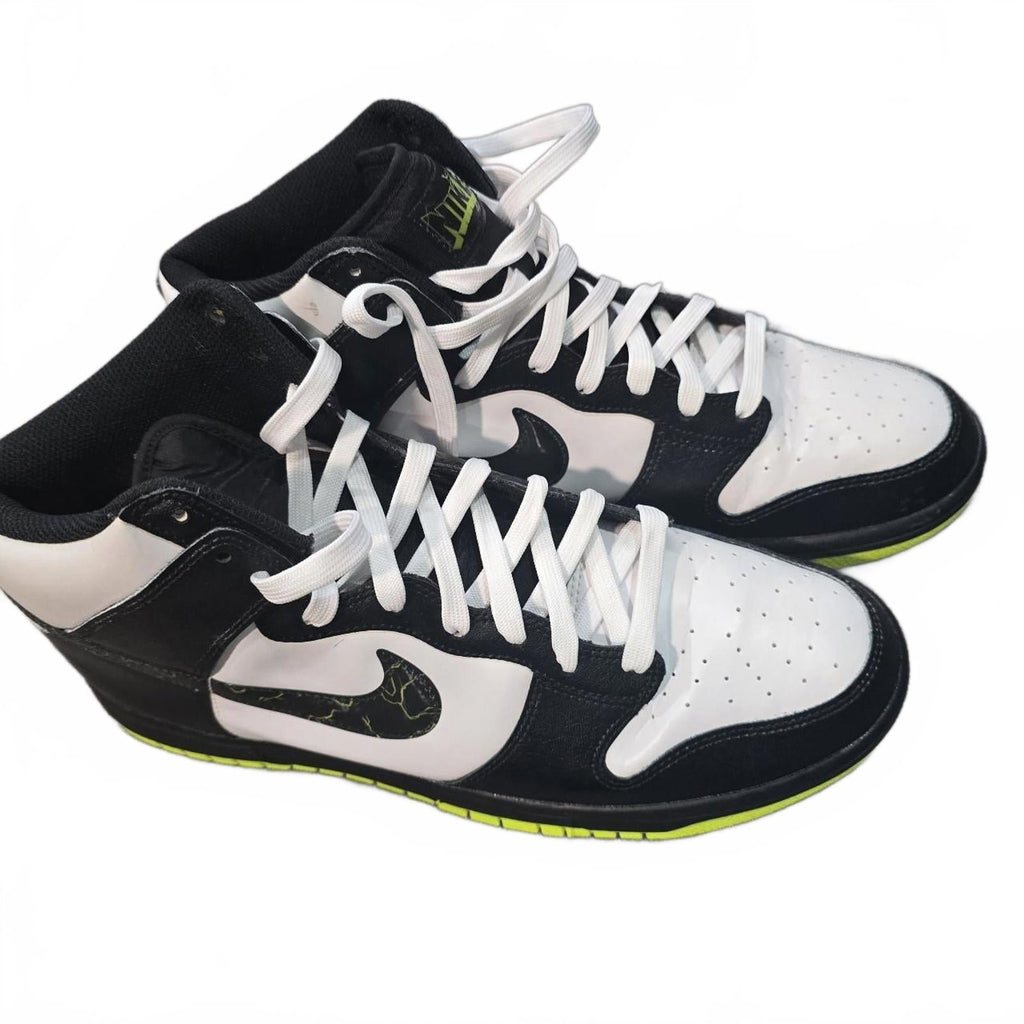 Nike Dunk High Black White Volt mens Size 11.5