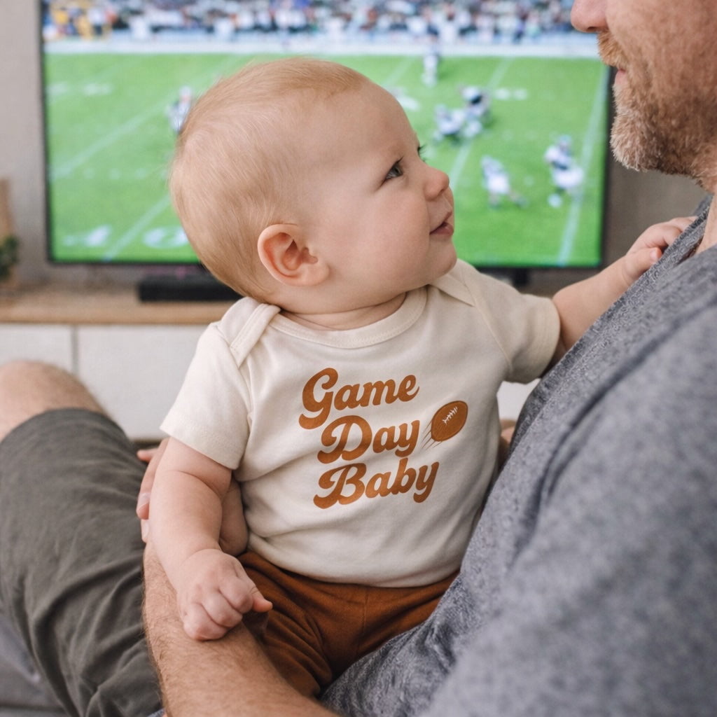 graphic bodysuit | Game Day Baby