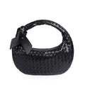 MAC168 Simple And Sstylish Woven Leather Handbag(No bow)