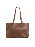 Middle Size Leather Tote