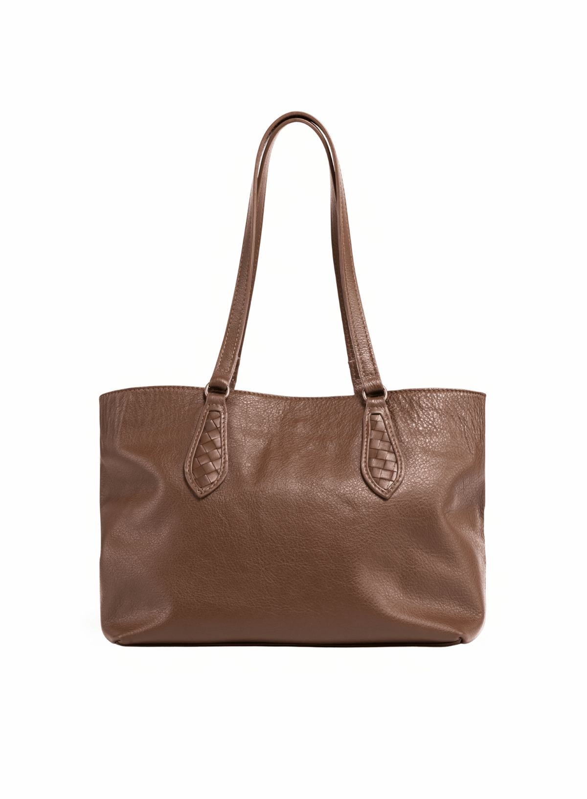 Middle Size Leather Tote