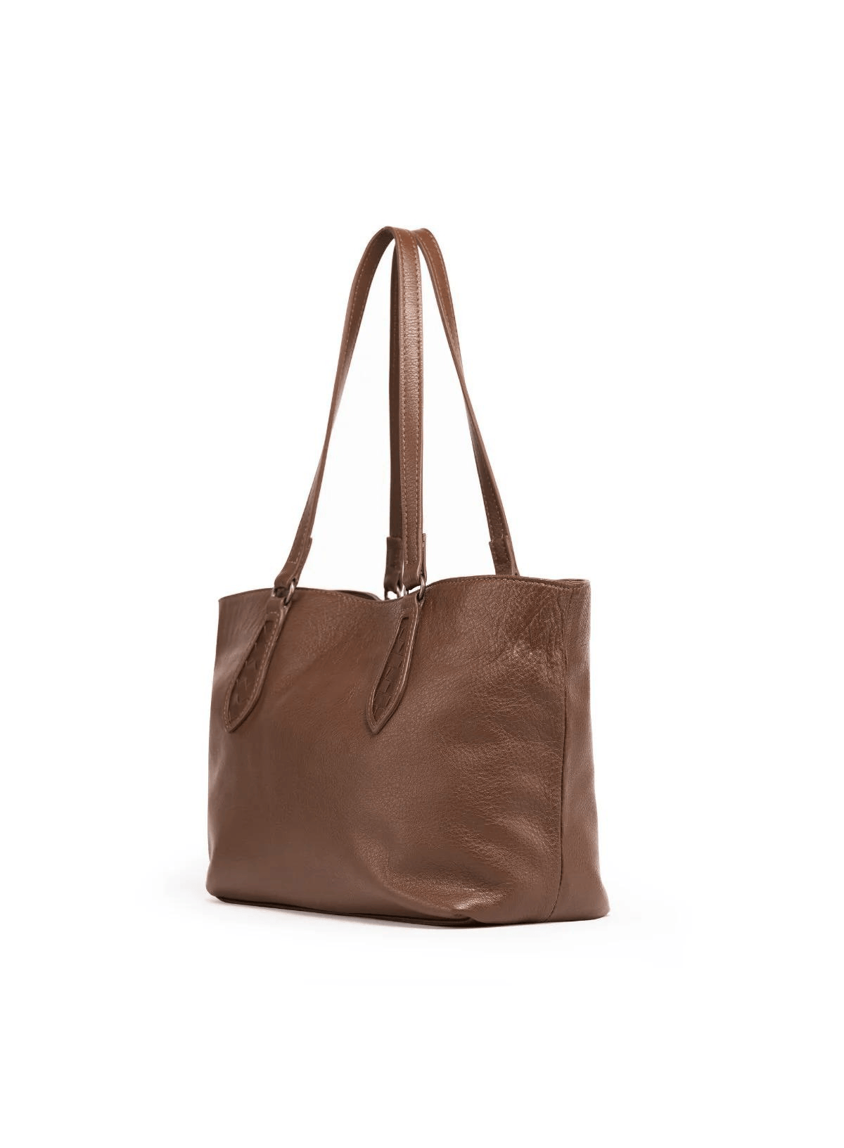 Middle Size Leather Tote