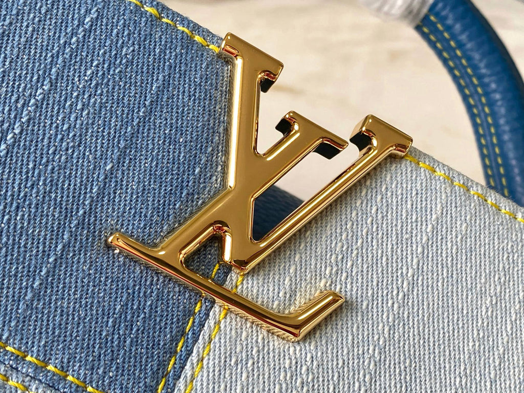 LV Denim Patchwork  Handbag