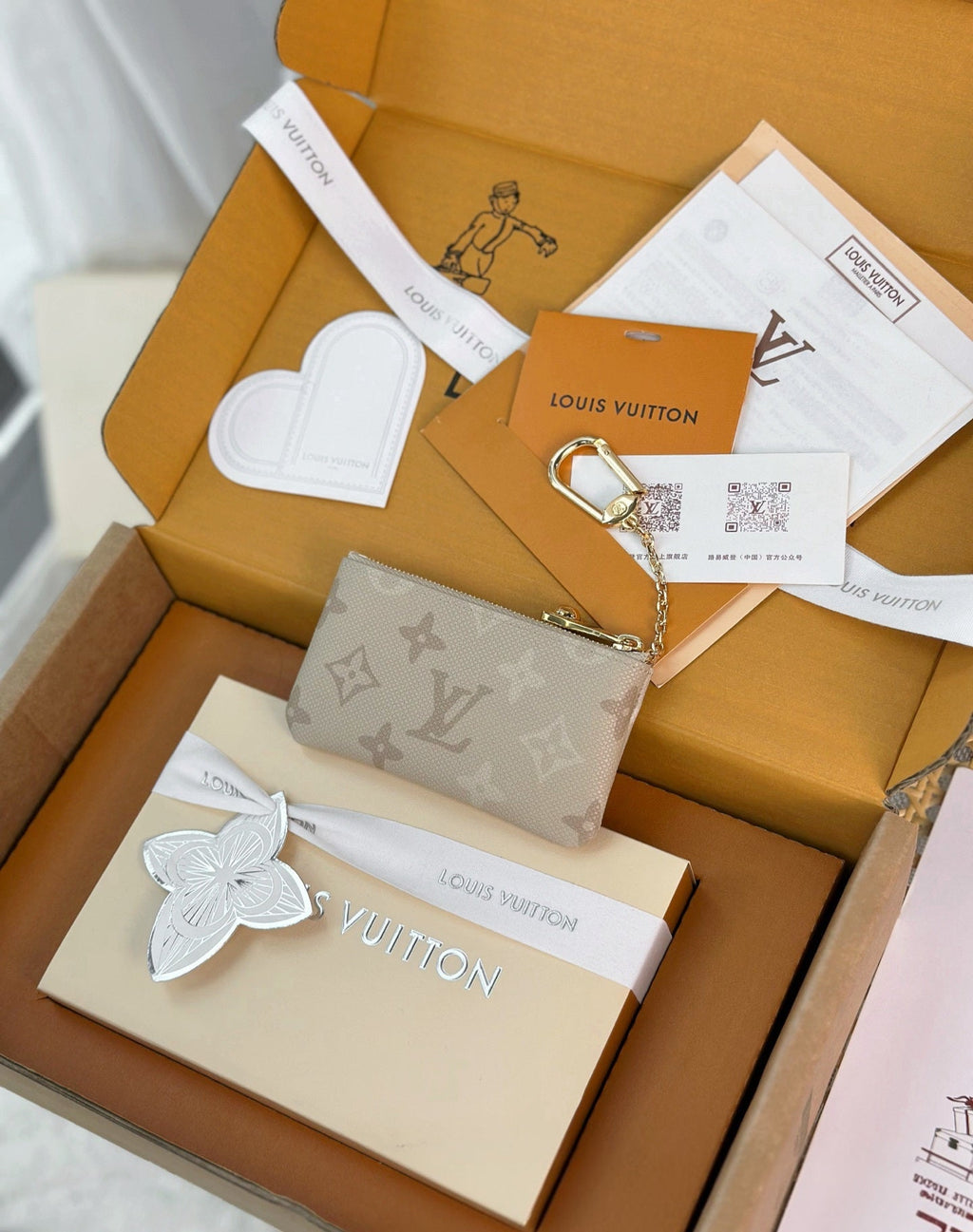 LV Key& Card Pouch