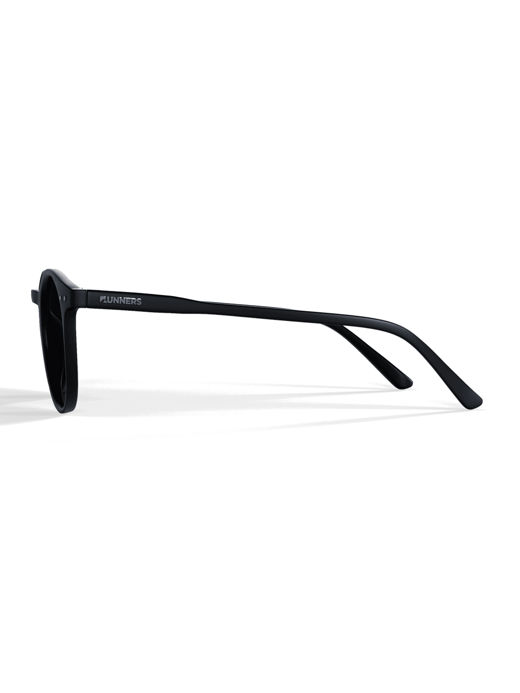 Black Round Polarized Sunglasses - Black Lens UV400 for Men & Women