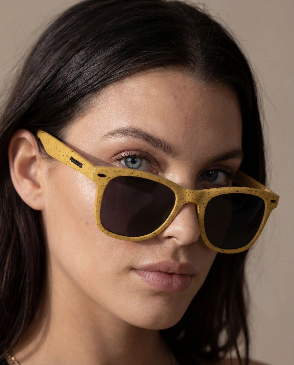 Yellow Square Sport Sunglasses - Polarized UV400 for Men & Women