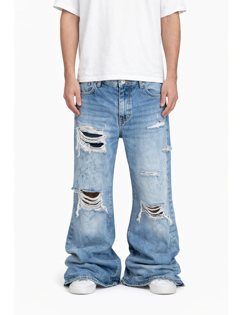 AZUL DESTRUCTION DENIM